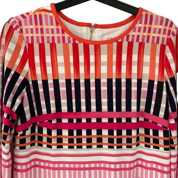 EIiza J Multicolor Geometric Print Shift Dress - Picture 6 of 12